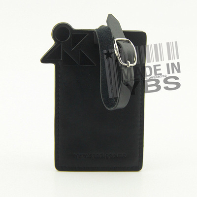 真皮行李牌 深圳工厂定制，优质箱包服装配件选择